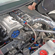 Image for article titled Watch an Audi A5 transform into a drag car
